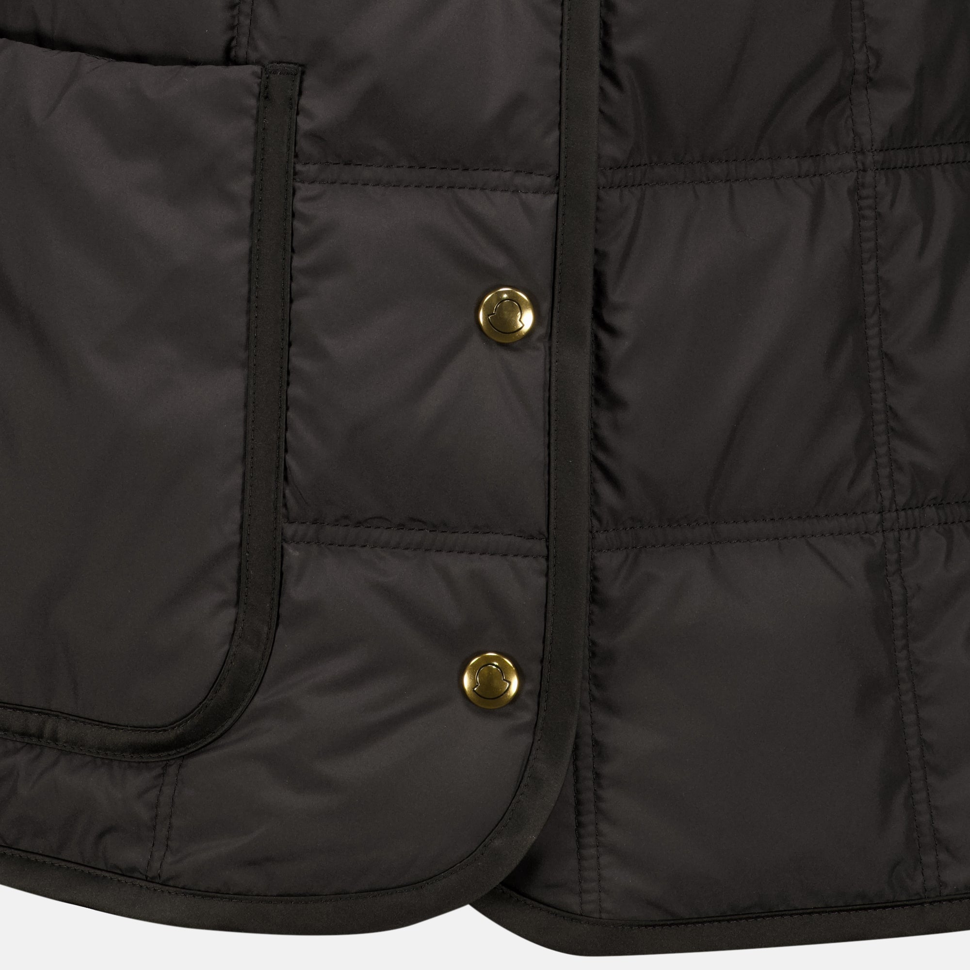 Manteaux Doudoune à ceinture Cygnes noir Moncler Noir Femme