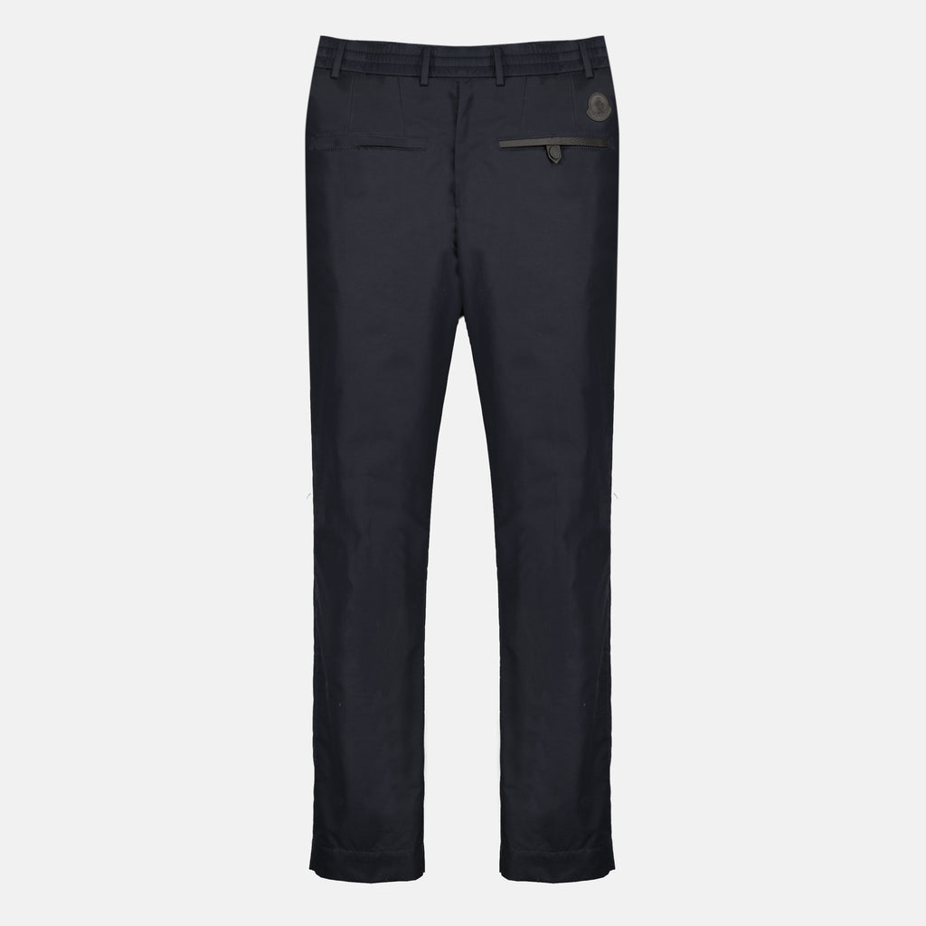 Pantalons Pantalon en coton bleu marine Moncler Bleu foncé Homme