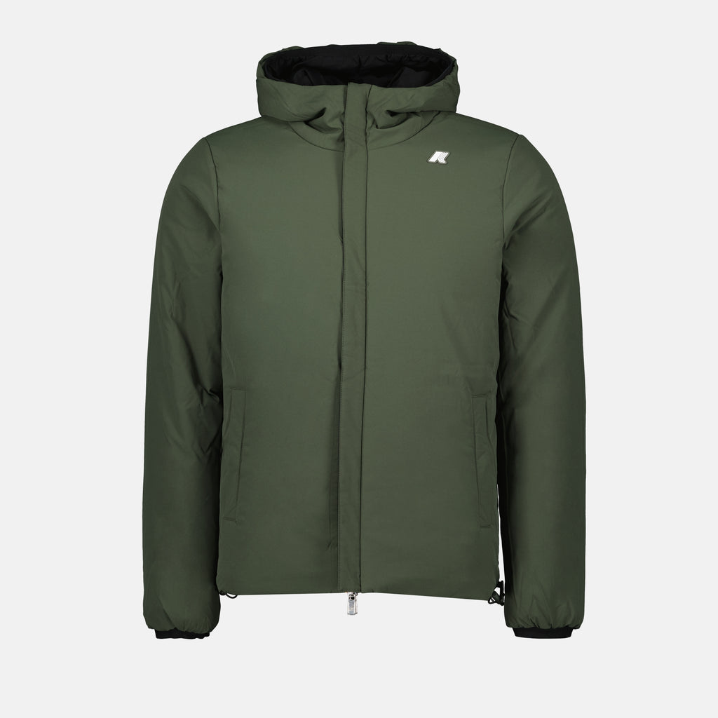 Manteaux Doudoune Jack réversible K-Way Noir Homme