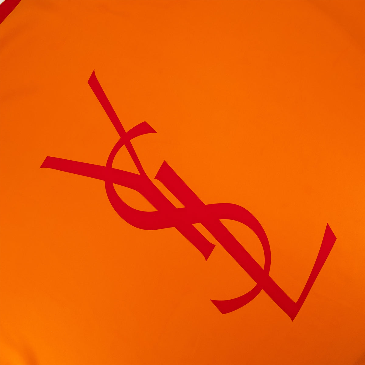 Écharpes, foulards et gants Carré de soie Cassandre orange Saint Laurent Orange Femme