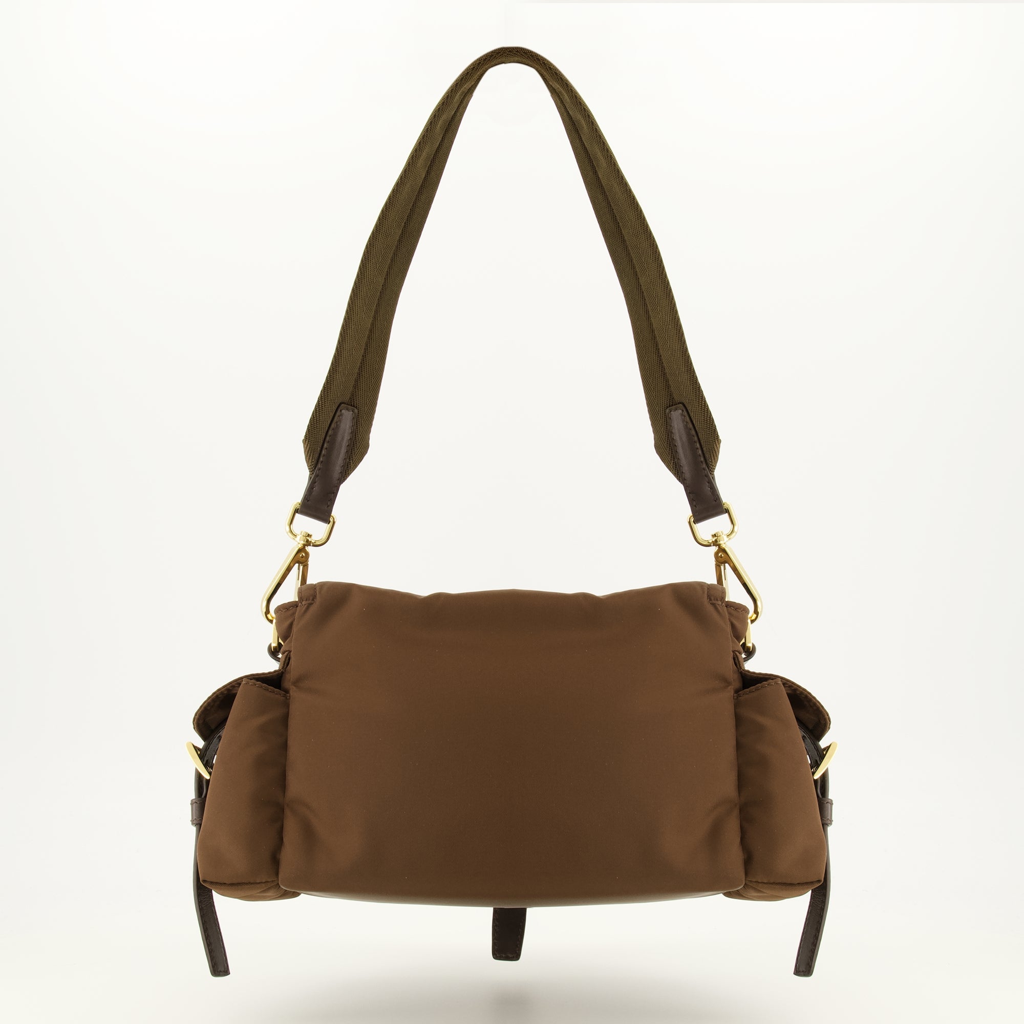 Sacs à main et épaule Bolso Explore en Re-Nylon Marrón Prada Marron Femme