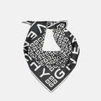 Écharpes, foulards et gants Carré 4G en soie Givenchy Gris Femme