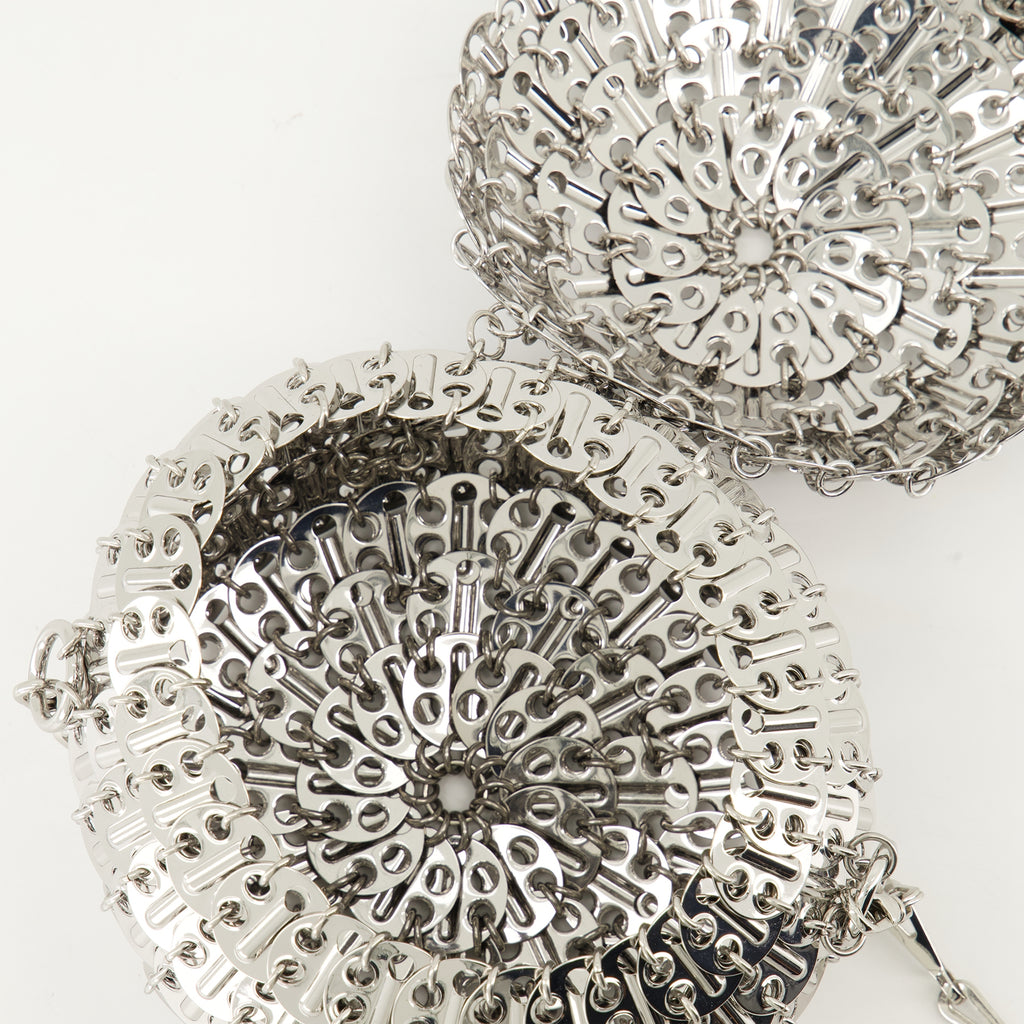 Bolsas de mão e de ombro Sac Iconic 1969 Sphere Rabanne Prata Femme
