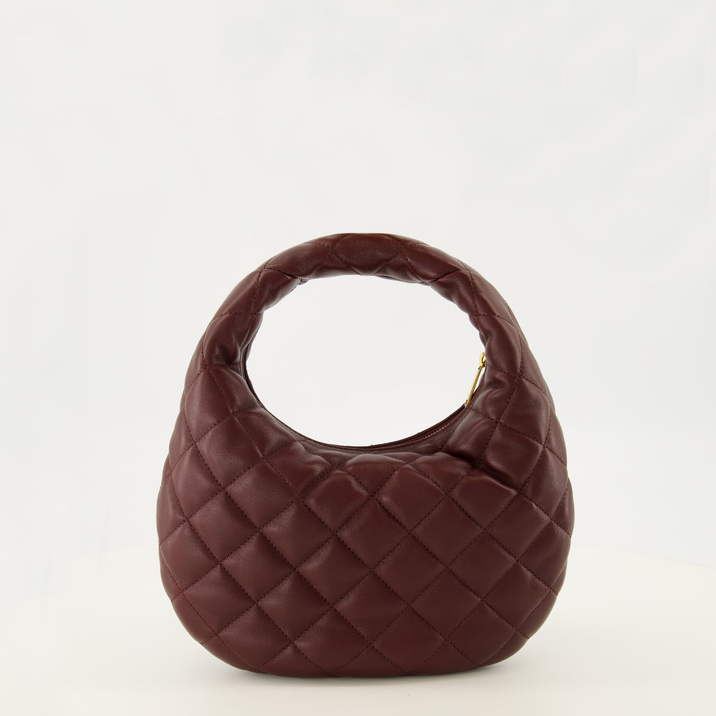 Sacs à main et épaule Bolsa Icarino em Couro Matelassé Bordeaux Saint Laurent Bordeaux Femme