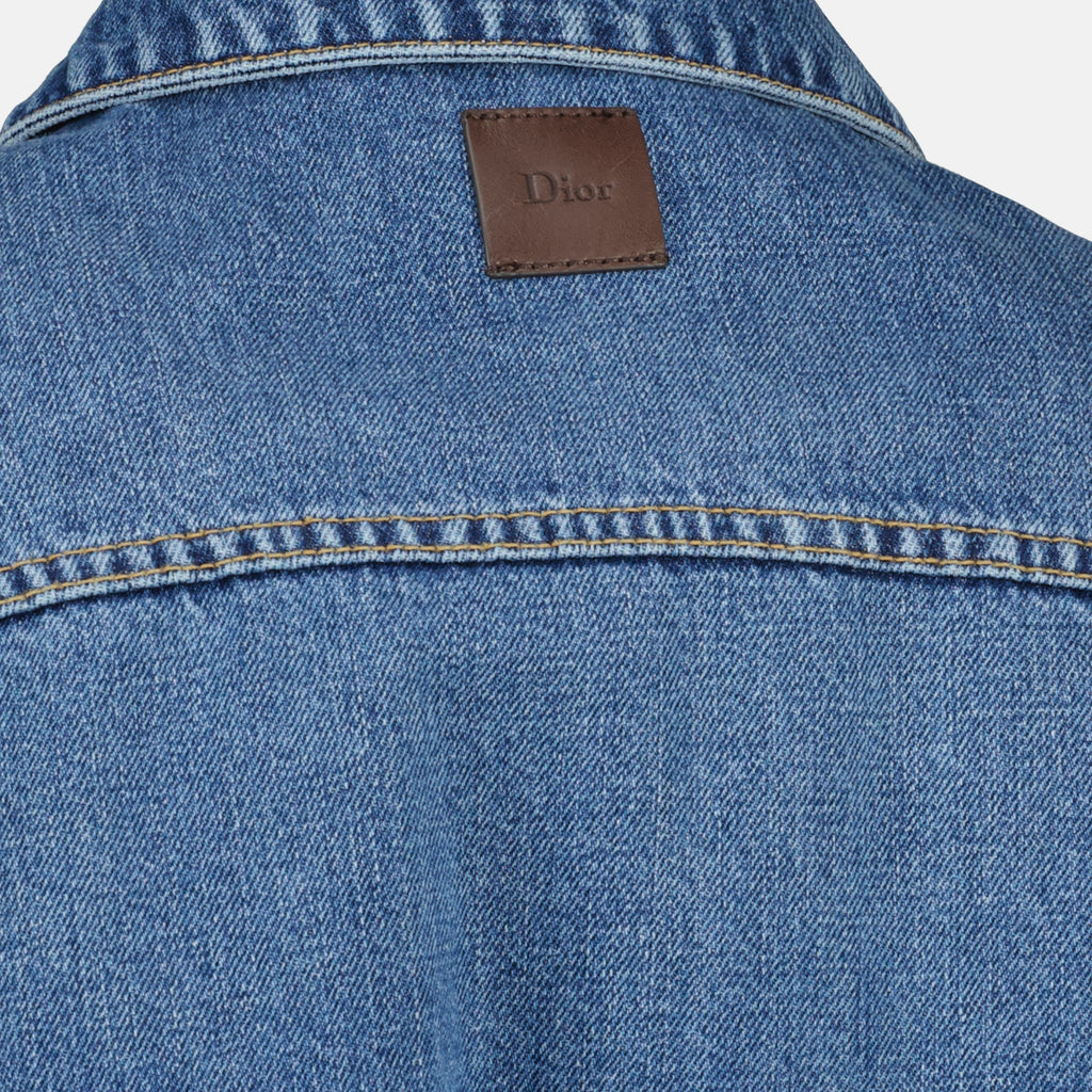 Image de l'article Veste en denim bleu de la marque Dior pour Homme - Saison Printemps-Été 2026 - Vue détaillée_2