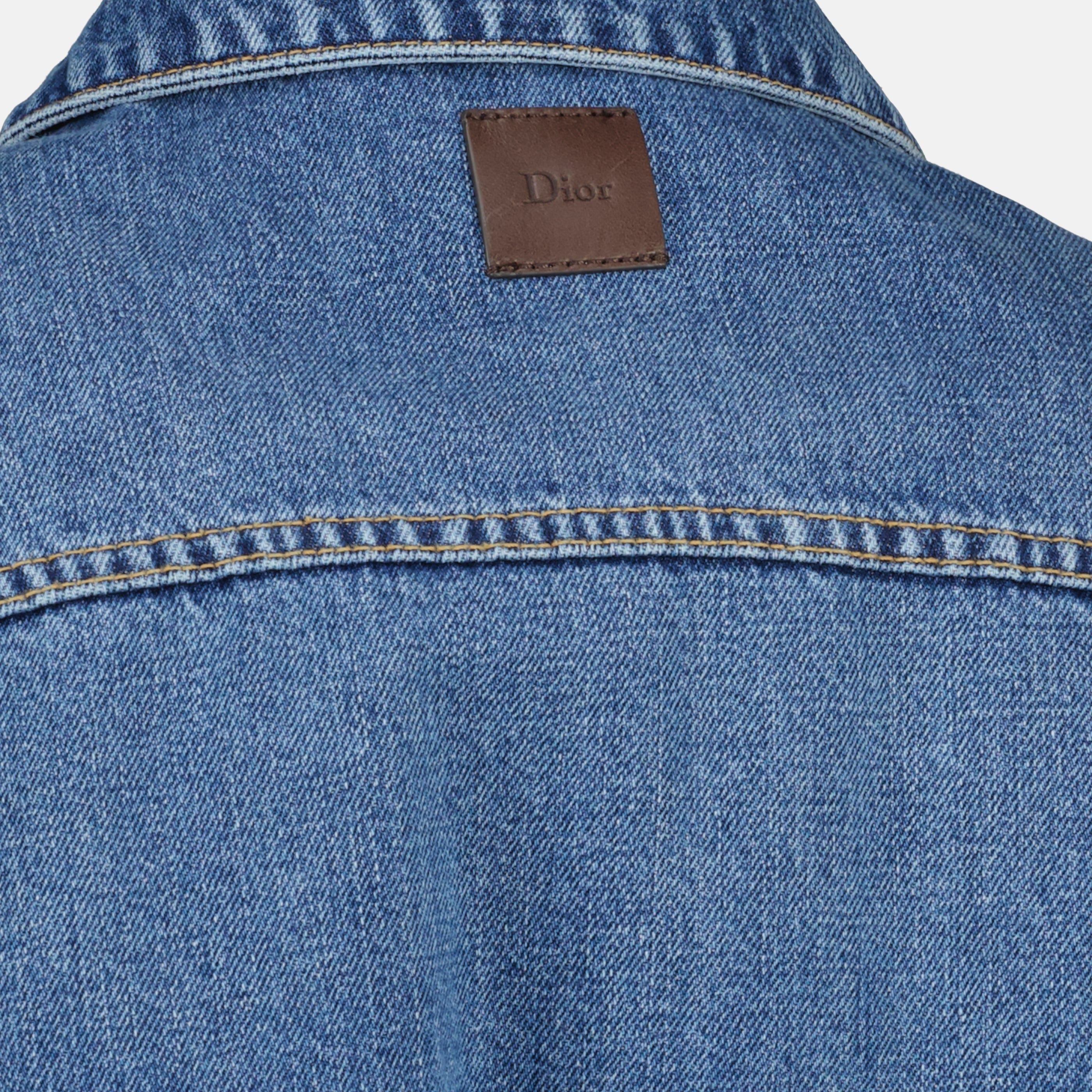 Image de l'article Veste en denim bleu de la marque Dior pour Homme - Saison Printemps-Été 2026 - Vue détaillée_2