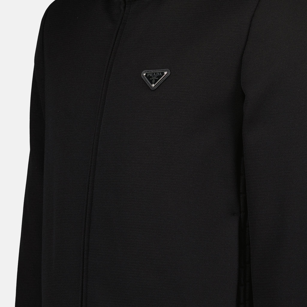 Jacken Dickes Nylonjacke Prada Schwarz Homme
