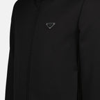 Jacken Dickes Nylonjacke Prada Schwarz Homme