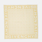 Écharpes, foulards et gants Carré 4G en soie Givenchy Jaune Femme