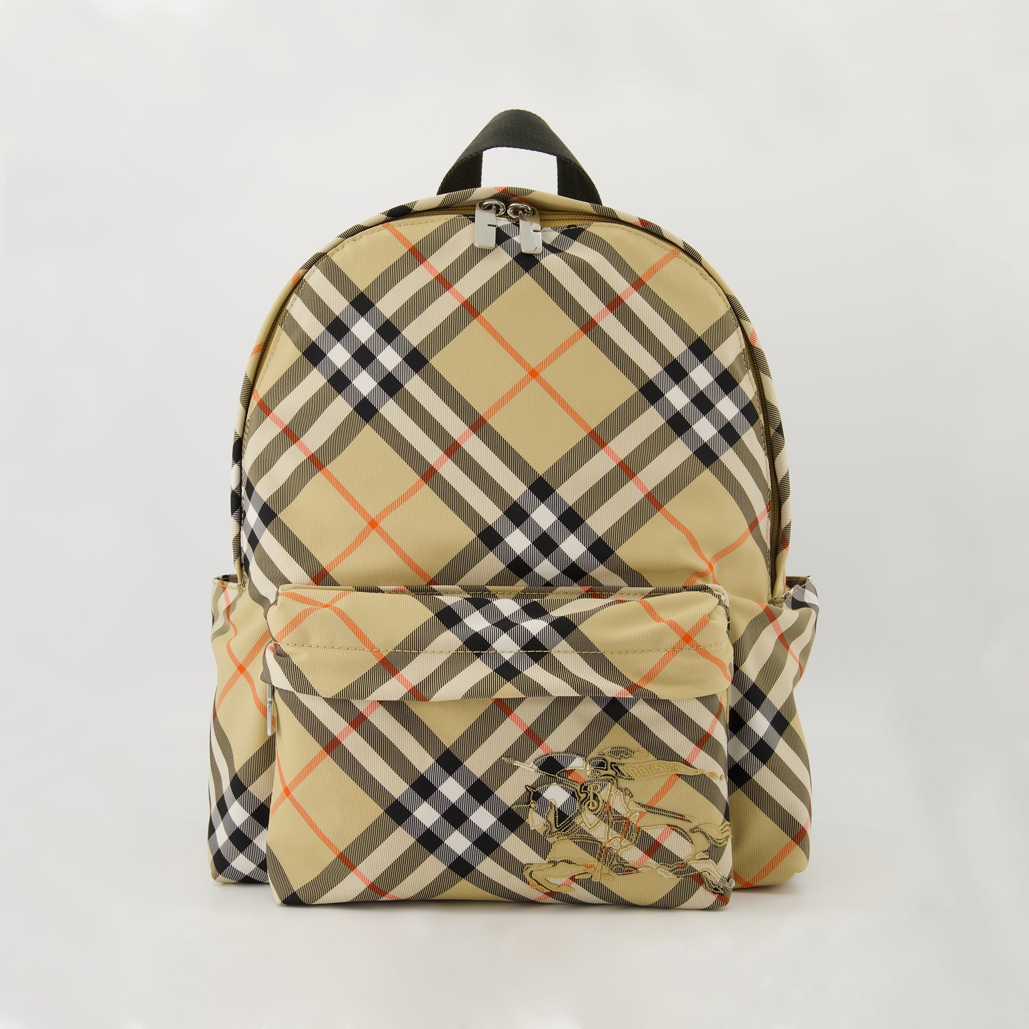 Backpacks Small Check Backpack Burberry Beige Homme