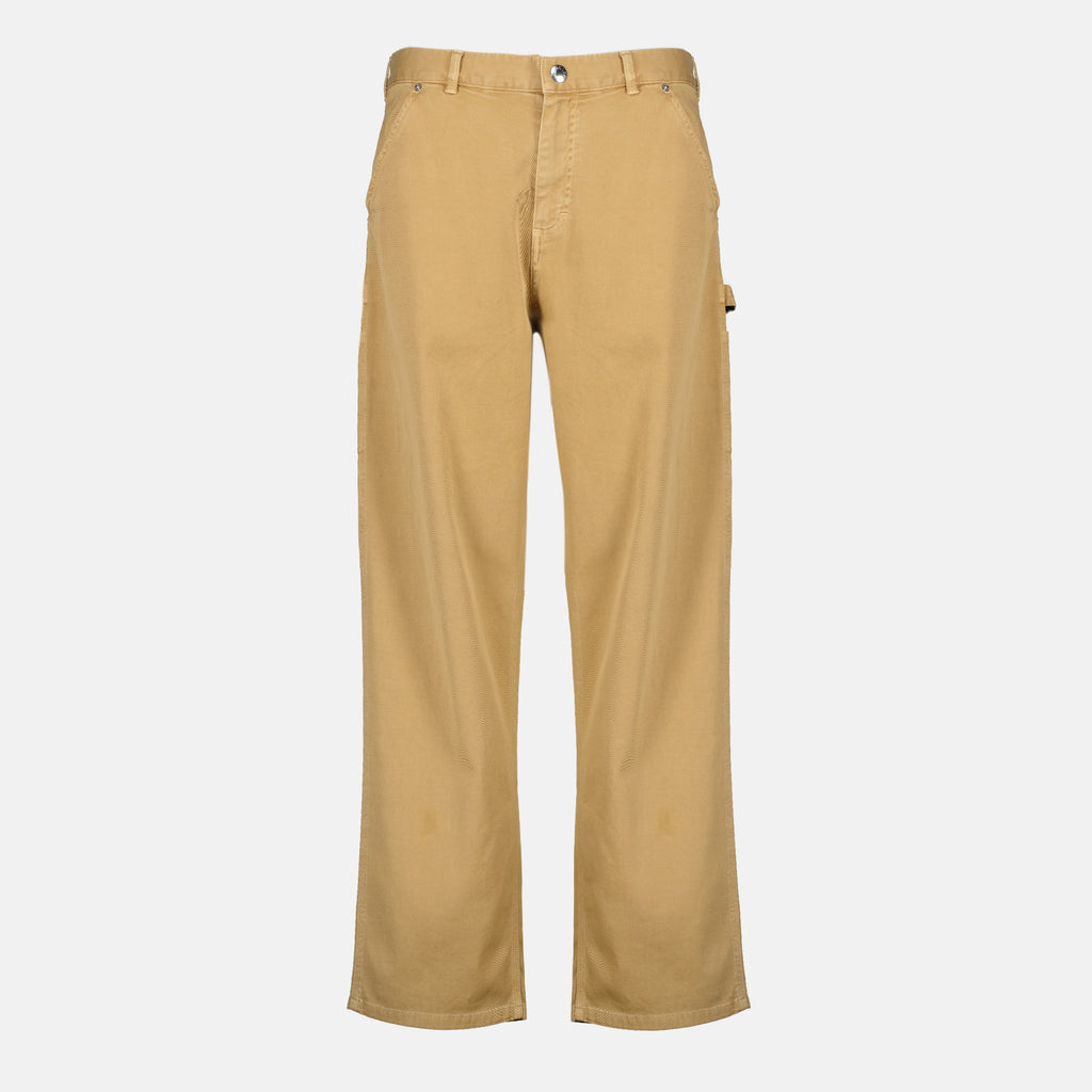 Image de l'article Pantalon cargo beige de la marque Moncler pour Homme - Saison Printemps-Été 2026 - Vue de Face