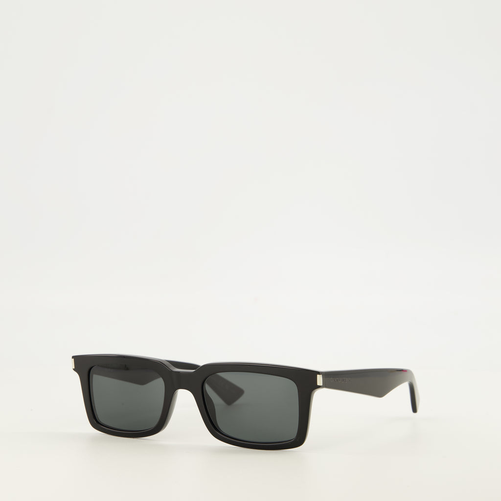 Lunettes SL 860 Schwarze Sonnenbrille Saint Laurent Noir Unisexe