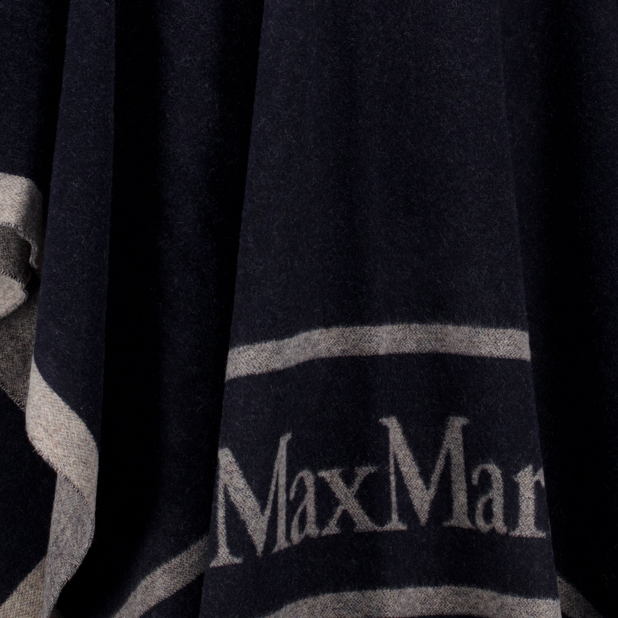 Vestes Poncho en laine bleu marine Max Mara Bleu foncé Femme