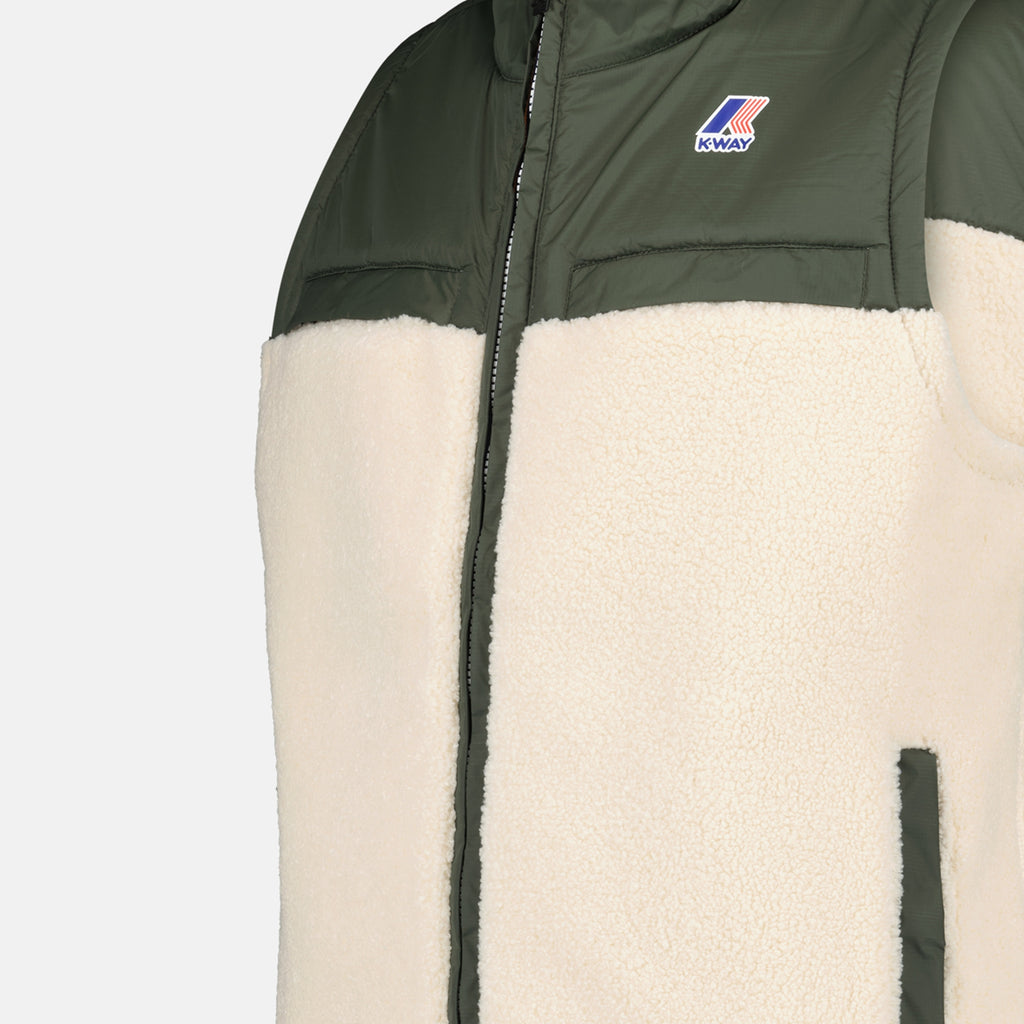 Giacche Le Vrai 3.0 Giacca Senza Maniche K-Way Cachi Unisex