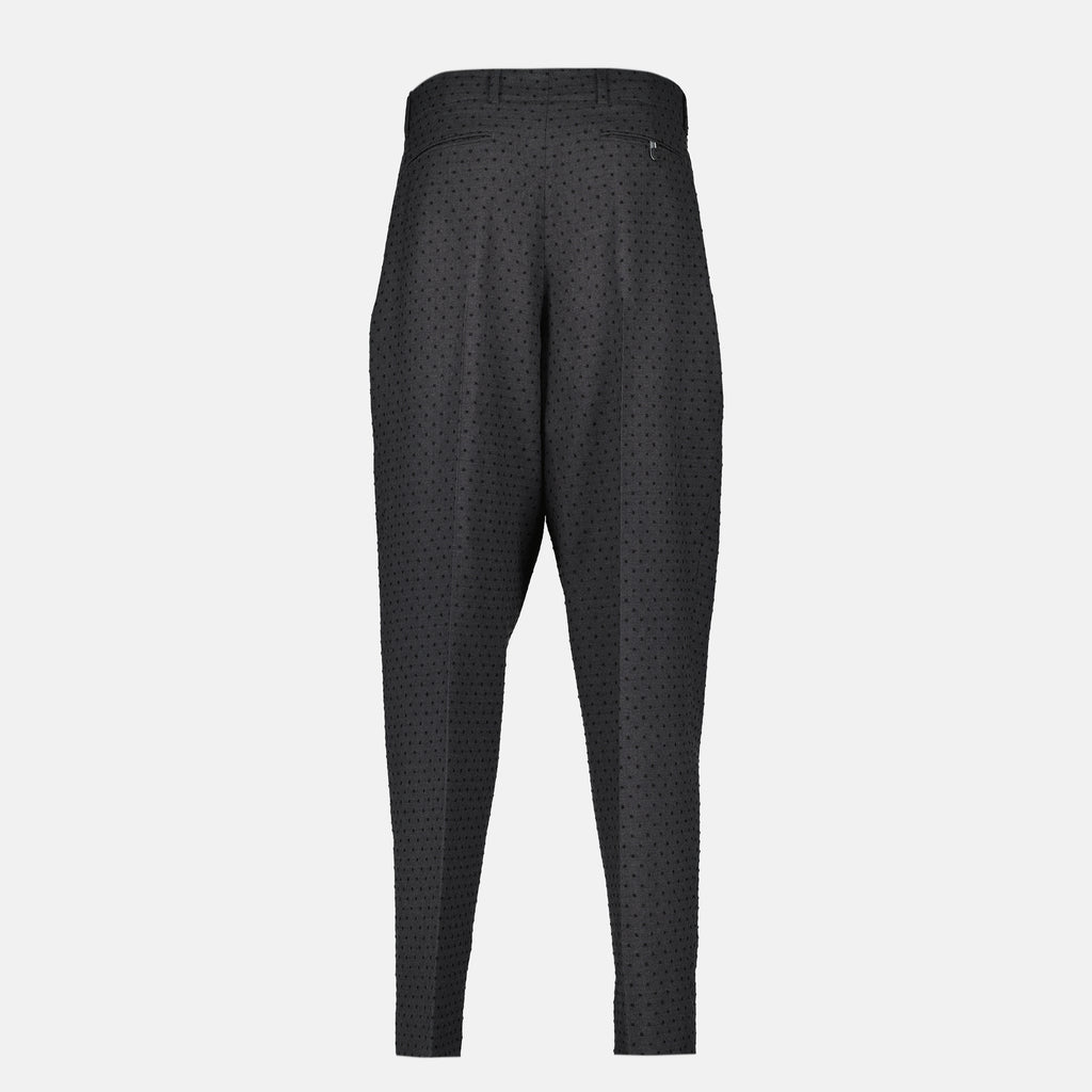 Pantalons Pantaloni Plissettati Dior Gris Homme