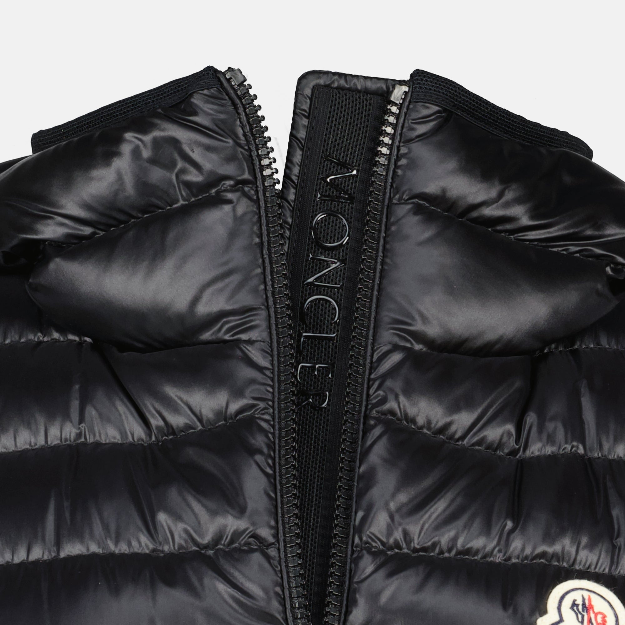 Bild der schwarzen ärmellosen Glygosse-Jacke von Moncler für Damen - Frühling-Sommer 2026 - Detaillierte Ansicht 2