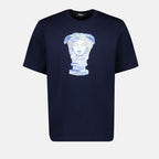 T-shirts T-shirt Medusa Glallery Versace Bleu foncé Homme
