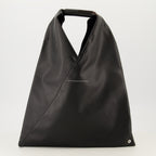 Imagem da bolsa japonesa preta da marca Mm6 para Mulheres - Temporada Primavera-Verão 2026 - Vista Traseira