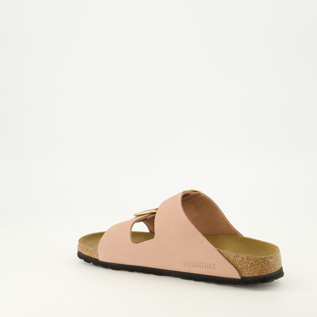Chaussures ouvertes Sandali Arizona Big Buckle Rosa Birkenstock Rose Femme