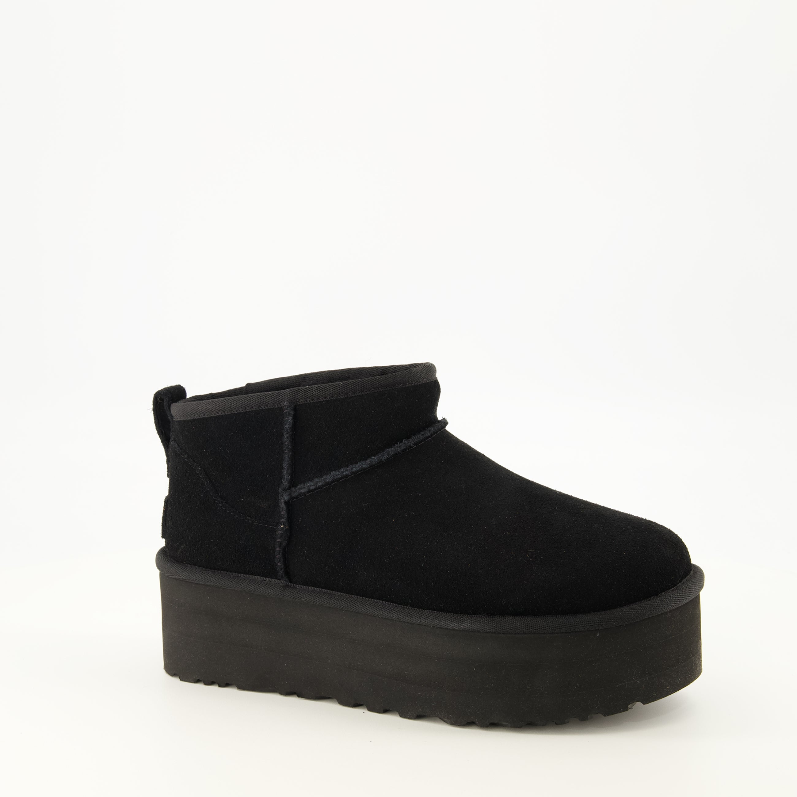 Bottines Classic Ultra Mini Platform Ankle Boots Black Ugg Noir Femme