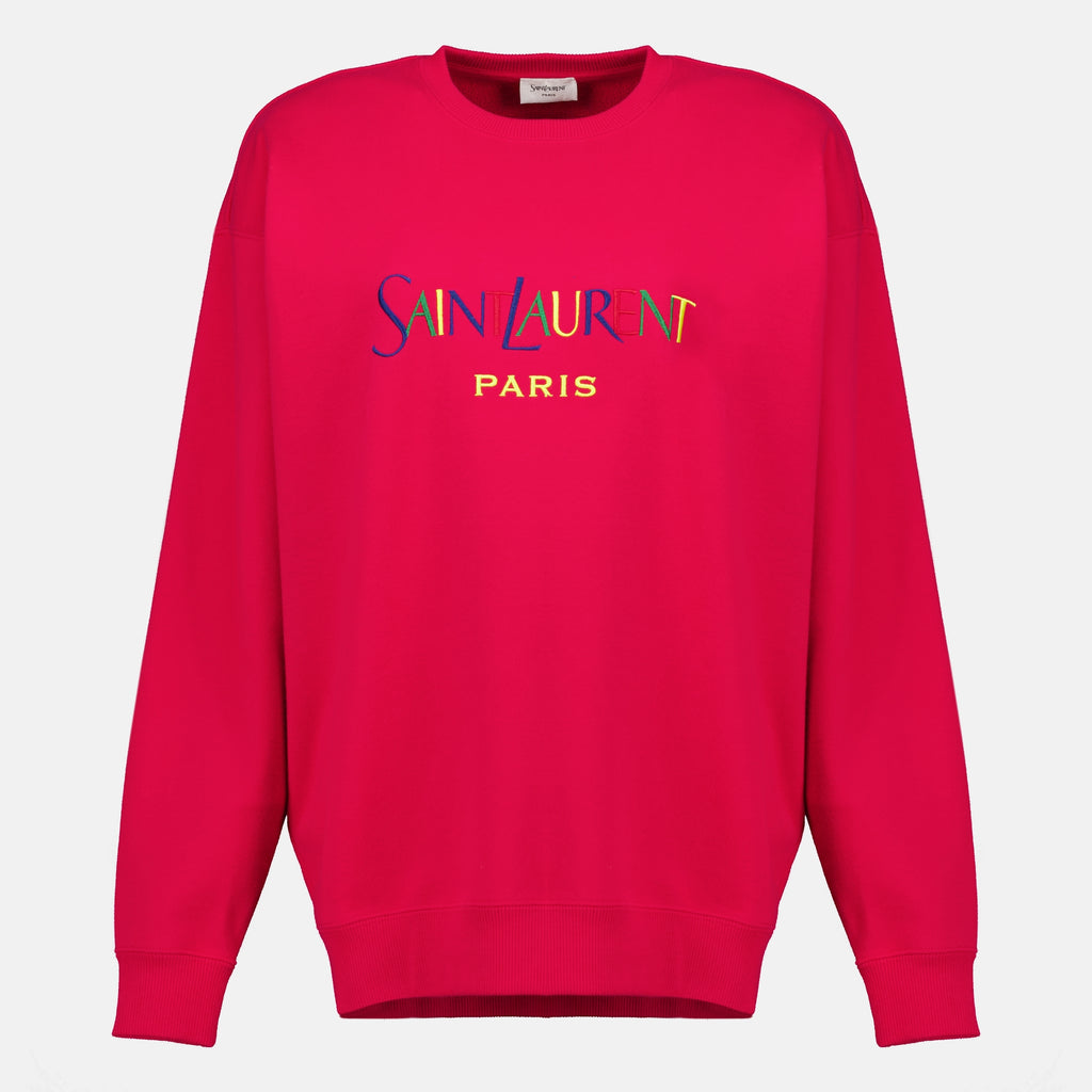 Sweatshirts Sudadera Saint Laurent Paris Saint Laurent Rose Femme
