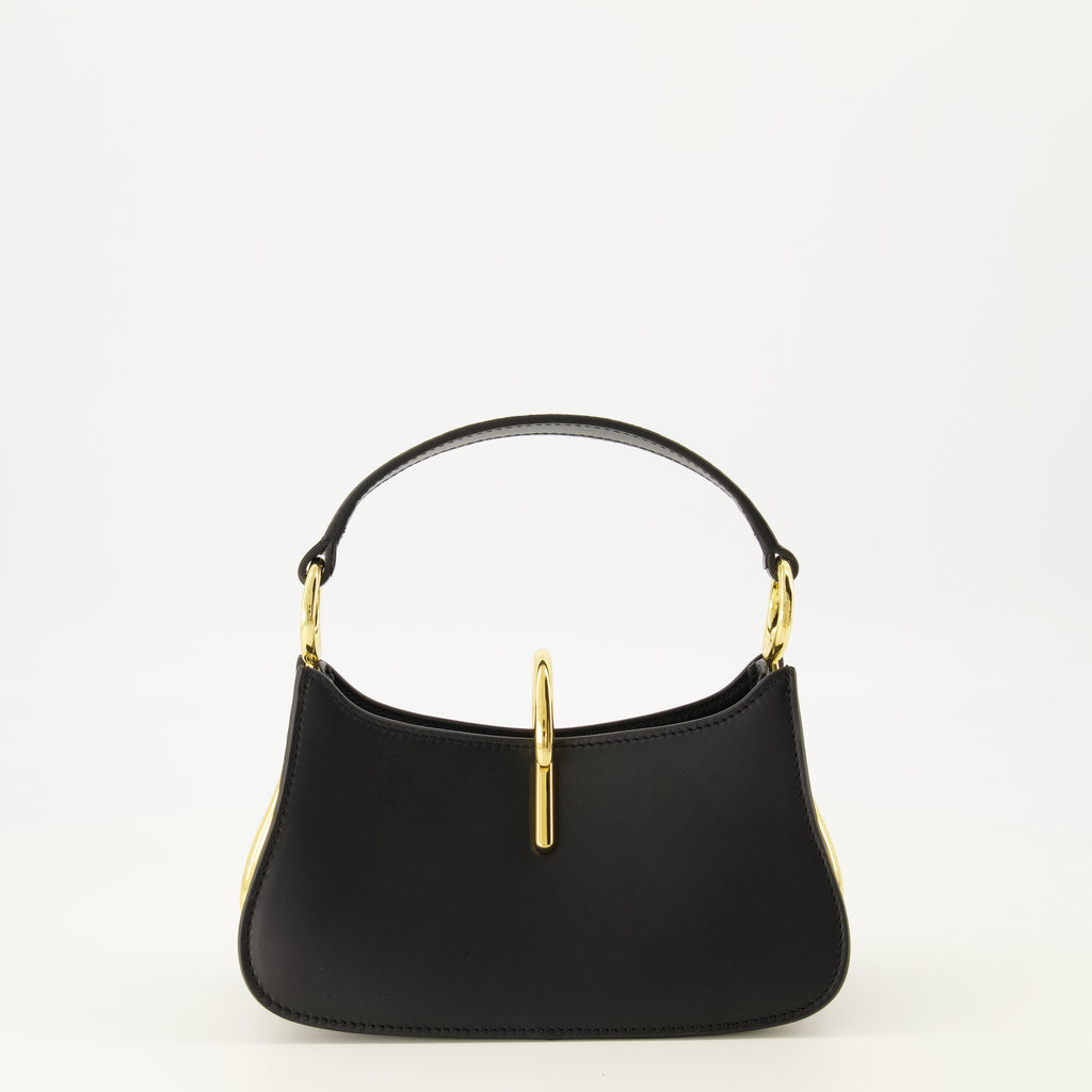 Sacs à main et épaule Mini sac en cuir noir Rabanne Noir Femme