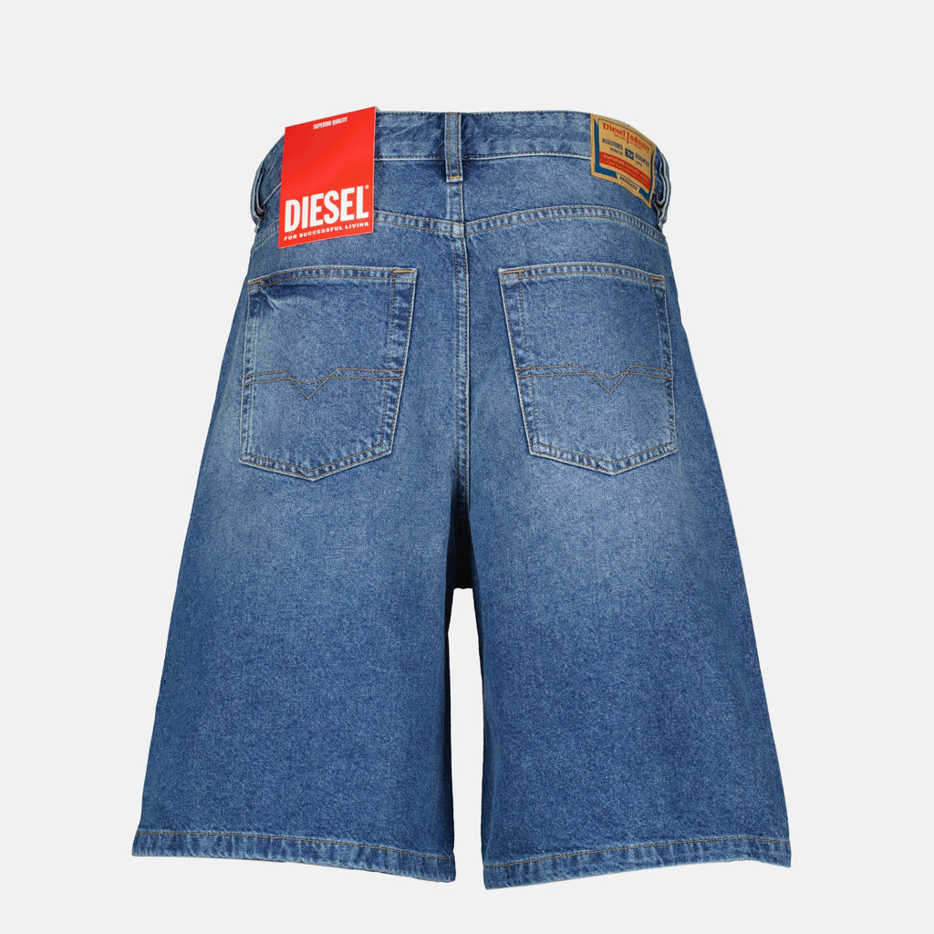 Bild des D-Sire Shorts aus blauem Denim von Diesel für Frauen - Frühling-Sommer 2026 - Rückansicht