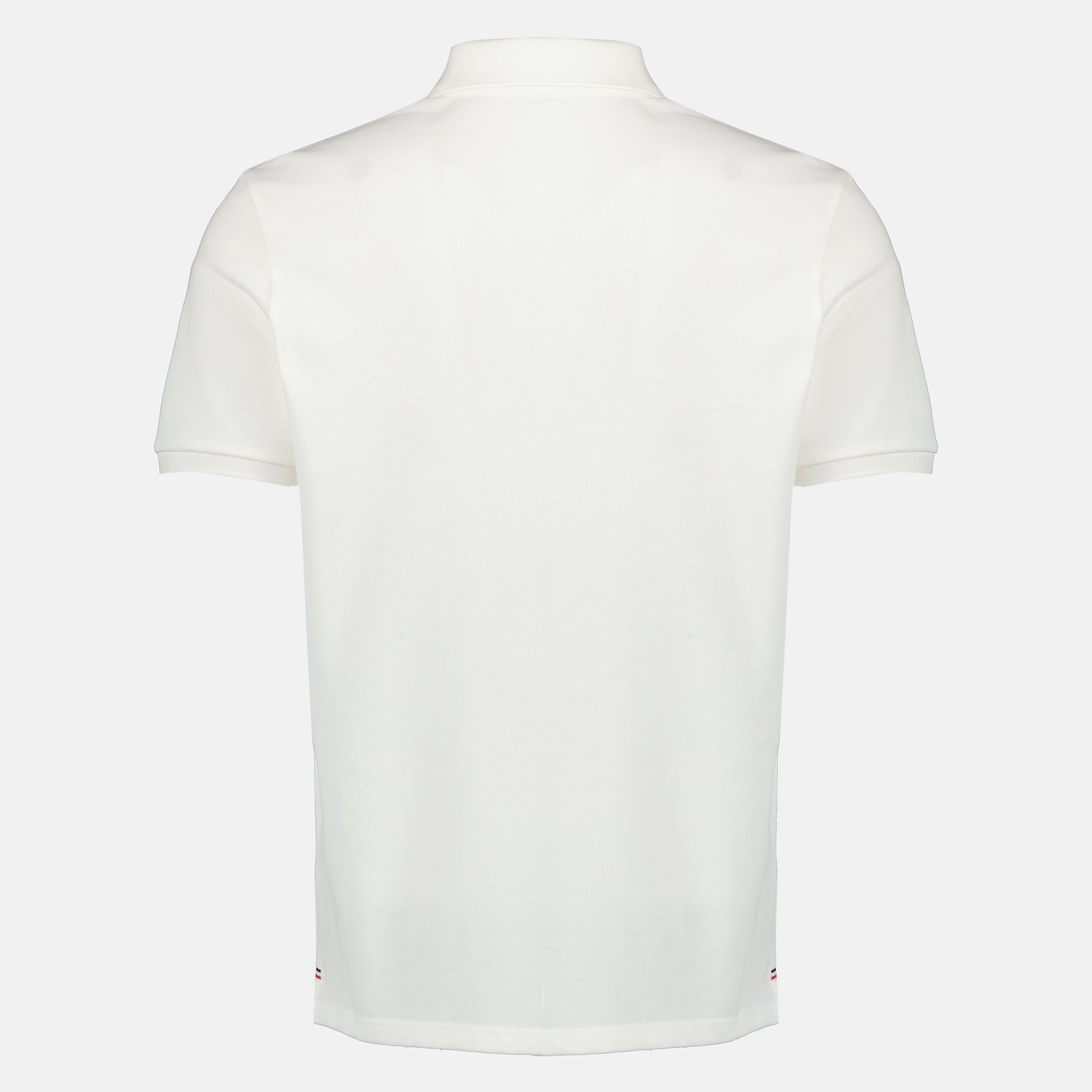 Polos ホワイトコットンピケポロ Moncler Blanc Homme