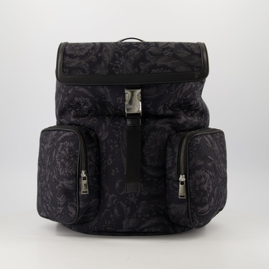 Zaini Zaino Barocco Versace Nero Homme