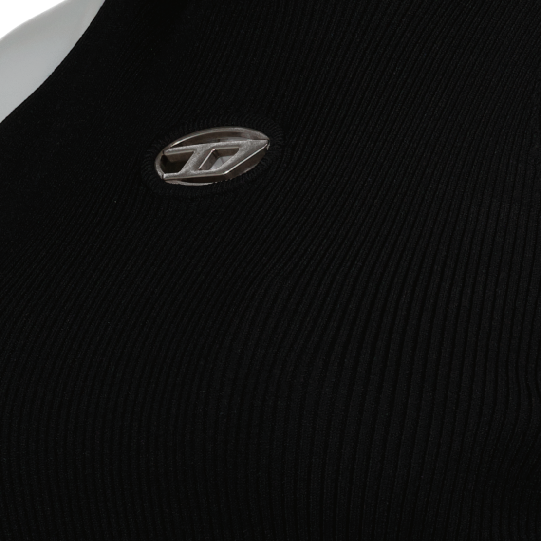 Tops Top M-Onervax à col montant Diesel Noir Femme