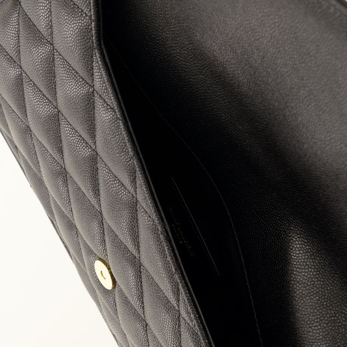 Pochettes Pochette Paris noir Saint Laurent Noir Femme