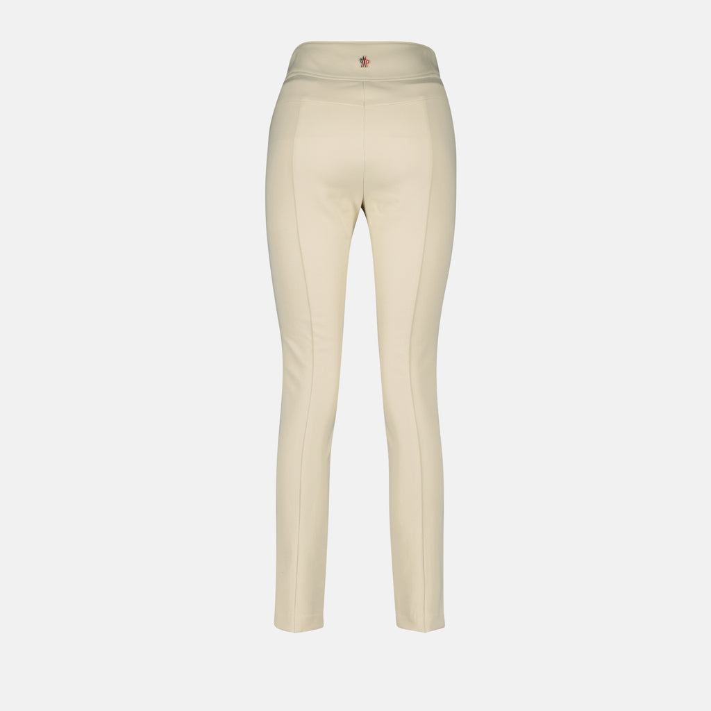 Calças Calças de Esqui Moncler Grenoble Bege Femme