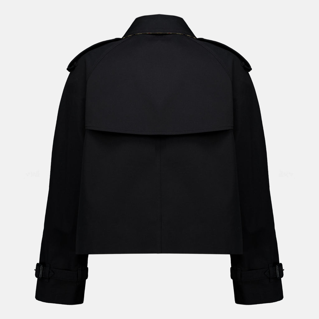 Manteaux Mayfair Black Trench Coat Burberry Noir Femme