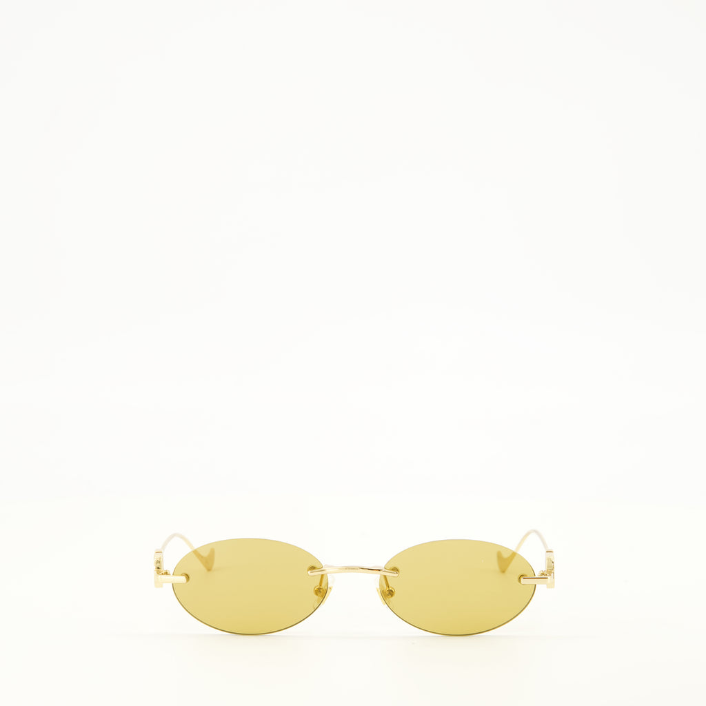 Lunettes Geometrische Metallbrille Valentino Garavani Doré Femme
