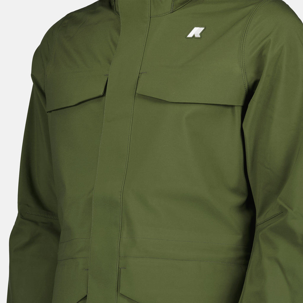Manteaux Parka Manphy Bonded K-Way Kaki Homme