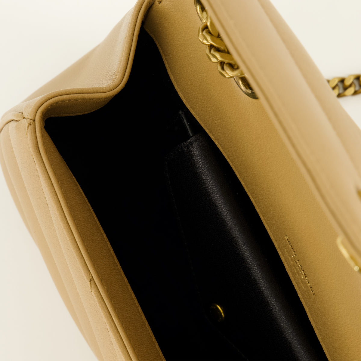 Sacs à main et épaule Sac Loulou small beige Saint Laurent Beige Femme