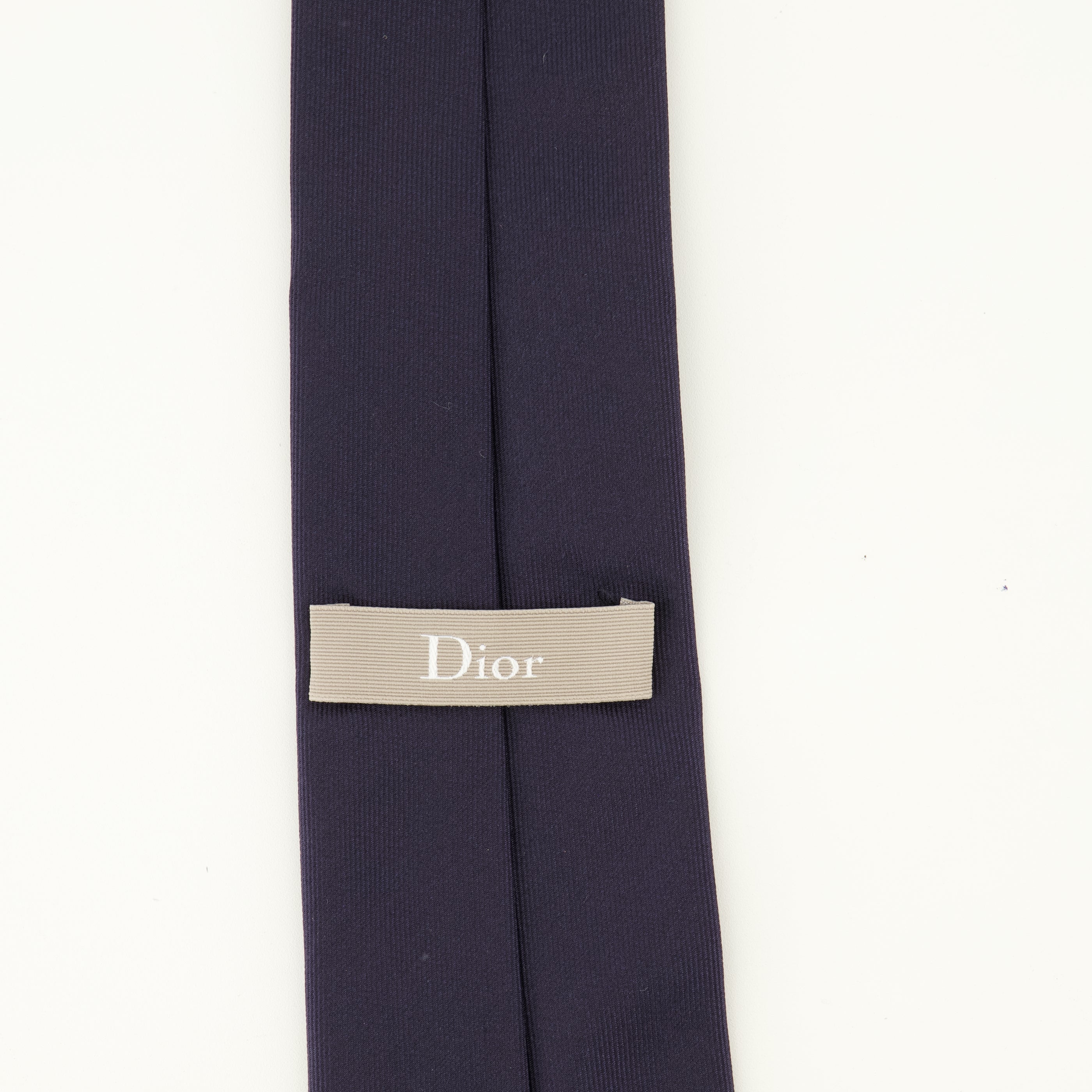 Écharpes, foulards et gants ネイビーブルーシルク CD アイコンタイ Dior Bleu foncé Homme