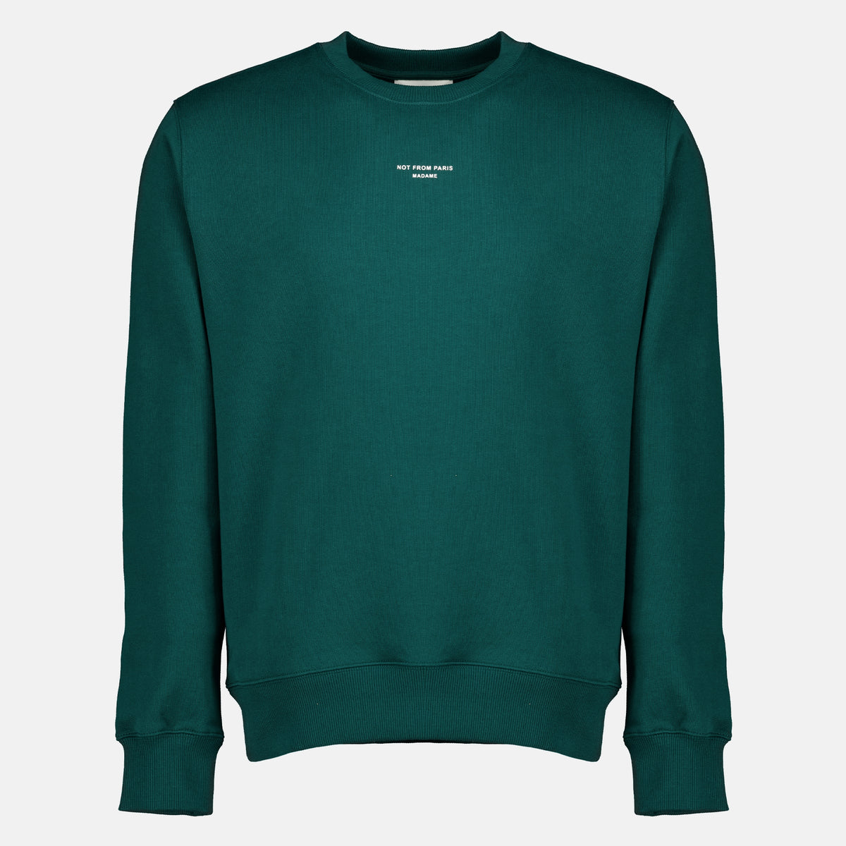 Sweatshirts Sweatshirt Slogan Classique vert Drole De Monsieur Vert Homme