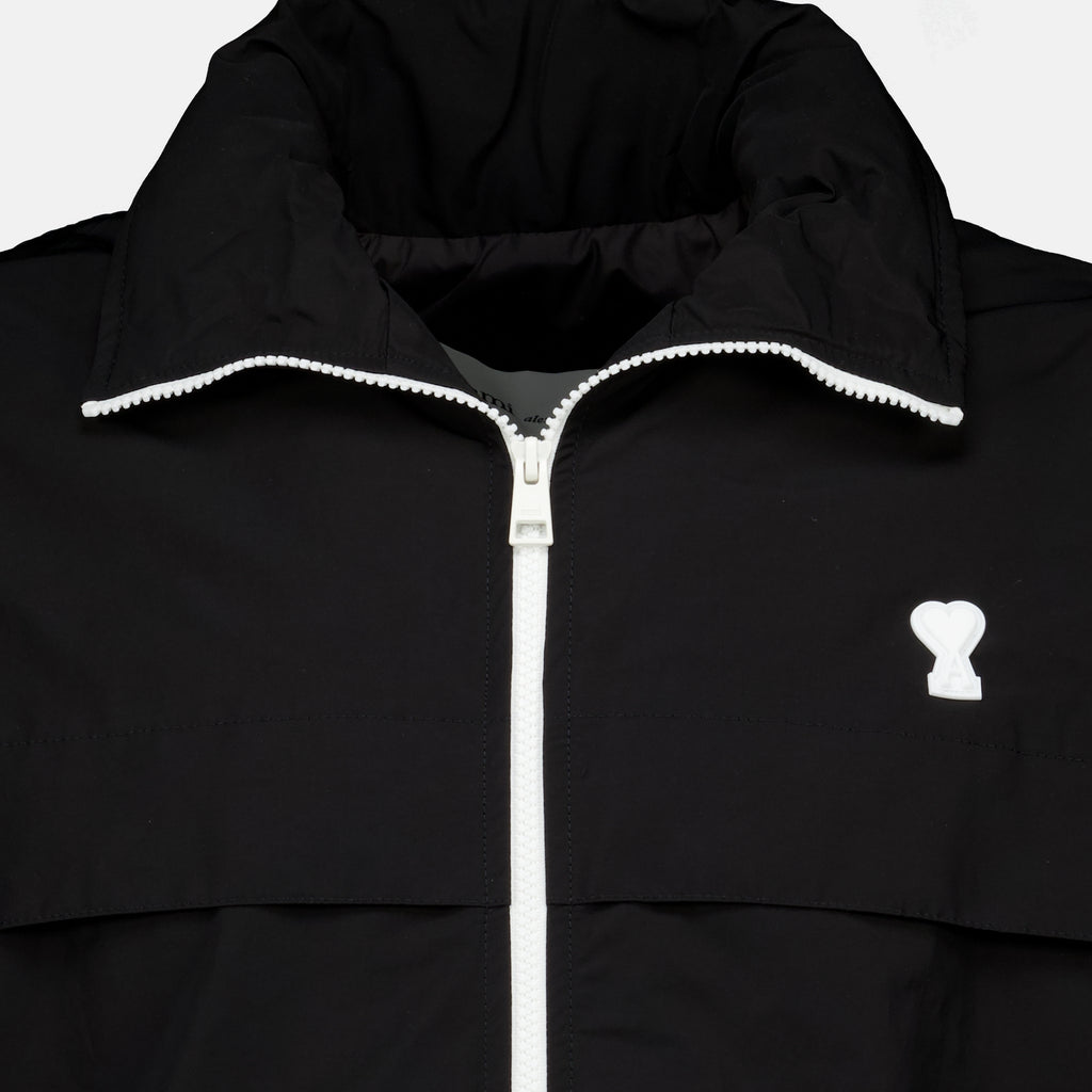 Vestes Coupe vent AMI de coeur noir Ami PARIS Noir Homme