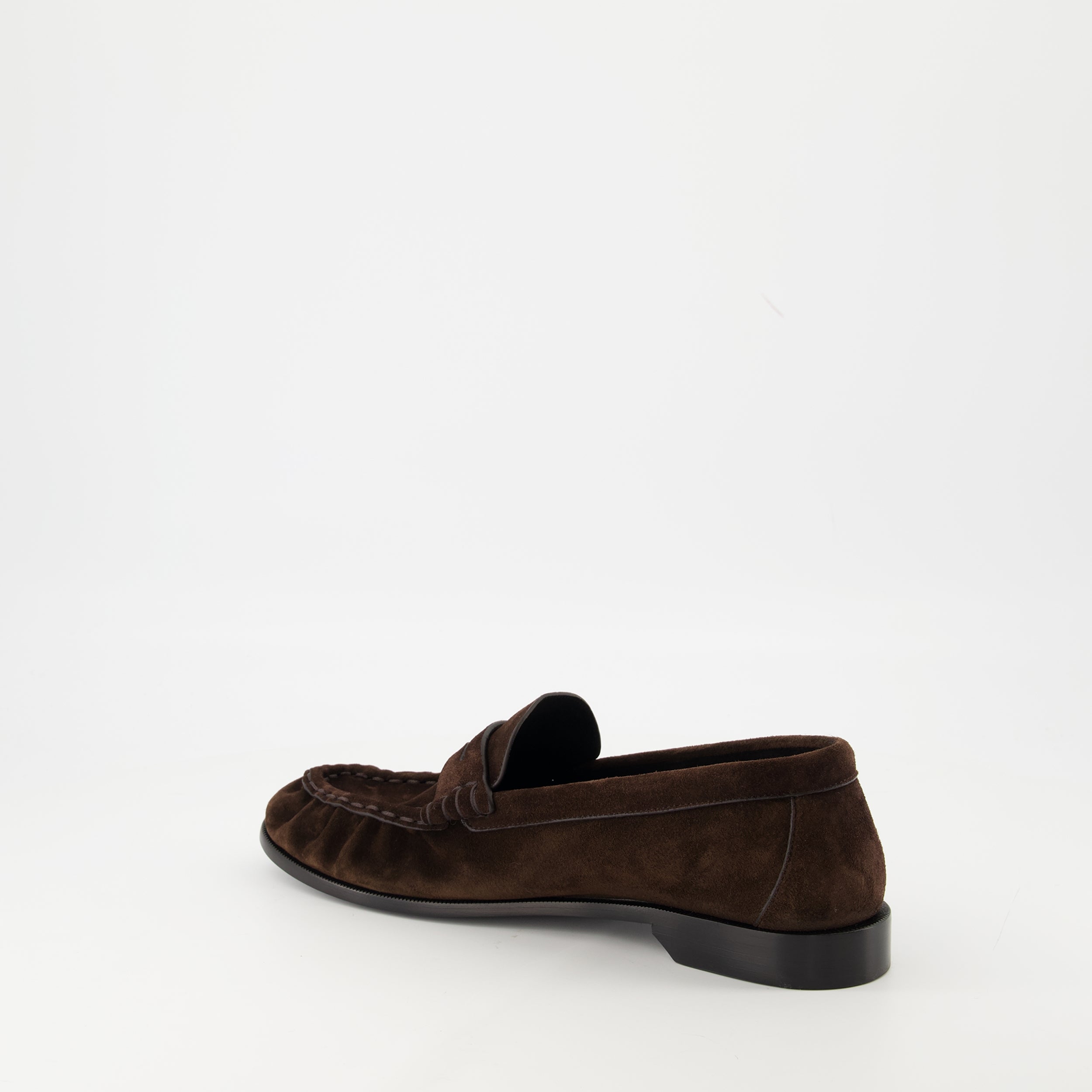 Image de l'article Mocassins Loafer Supple de la marque Saint Laurent pour Homme - Saison Automne-Hiver 2025 - Vue trois quarts arrière droite