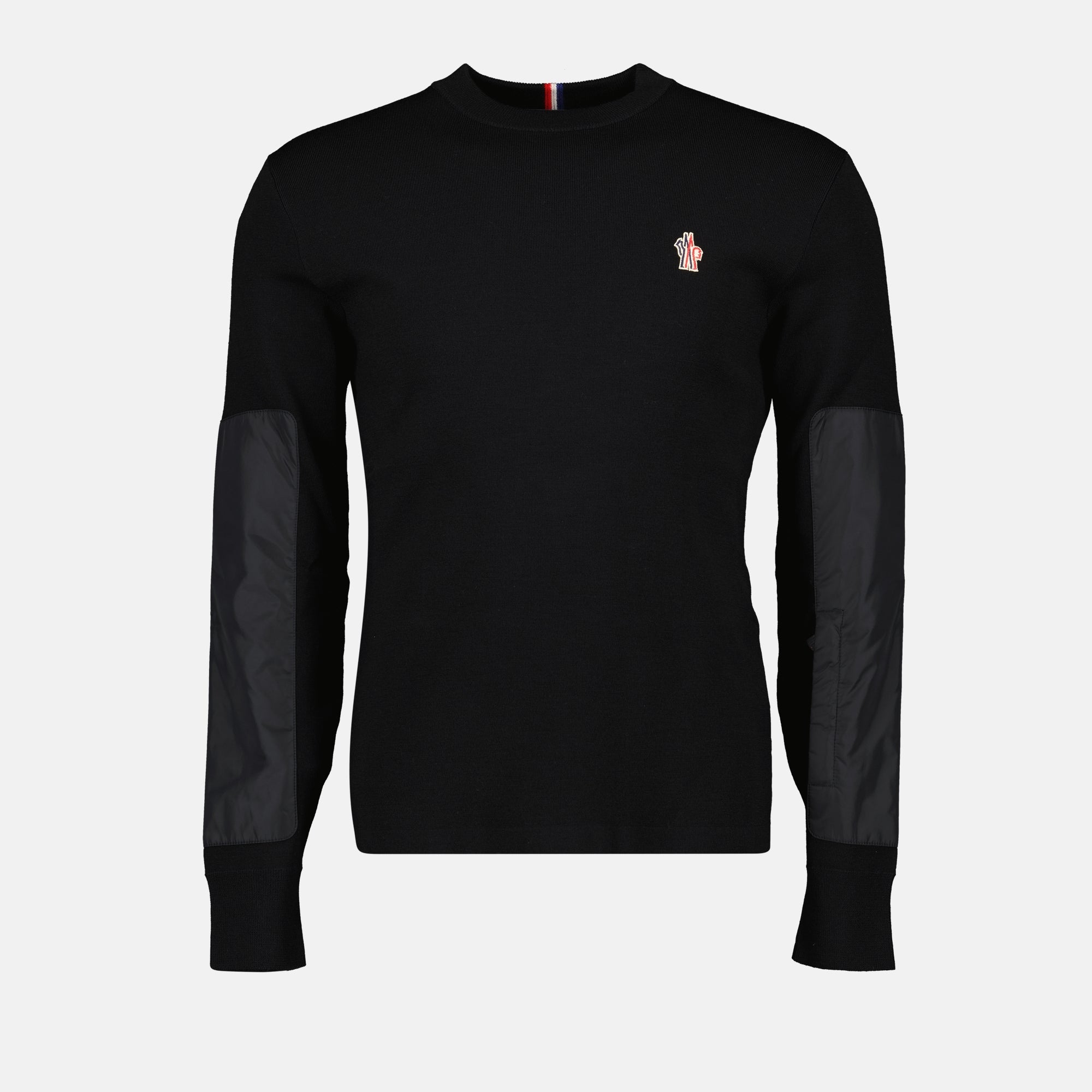 Maille Pull à logo Moncler Grenoble Noir Homme