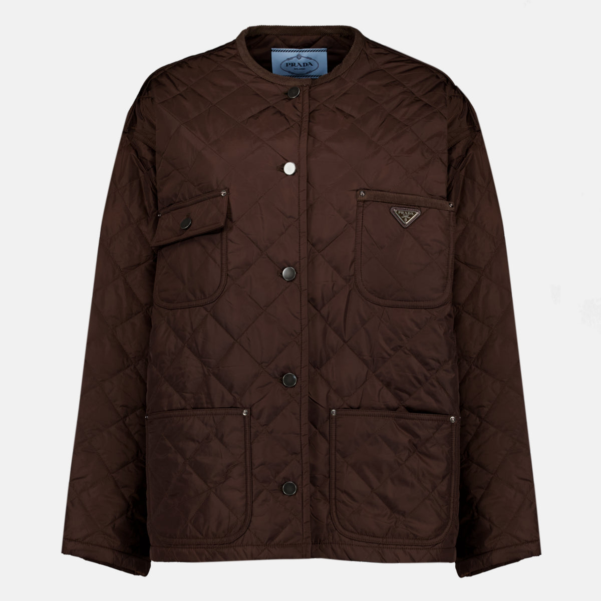 Re-Nylon gesteppte Jacke