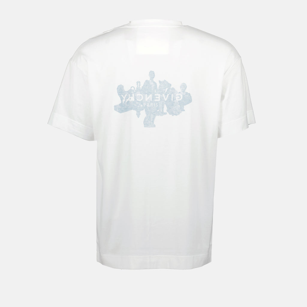 T-shirts T-shirt imprimé Givenchy Reverse en coton Givenchy Blanc Homme