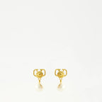 Bijoux Boucles d'oreilles VLogo perles Valentino Garavani Doré Femme