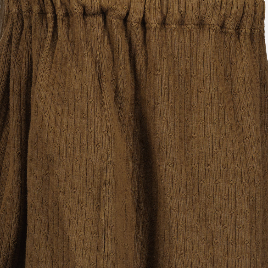Jupes Gonna Mini in Cotone Marrone Miu Miu Marron Femme