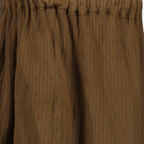 Jupes Gonna Mini in Cotone Marrone Miu Miu Marron Femme