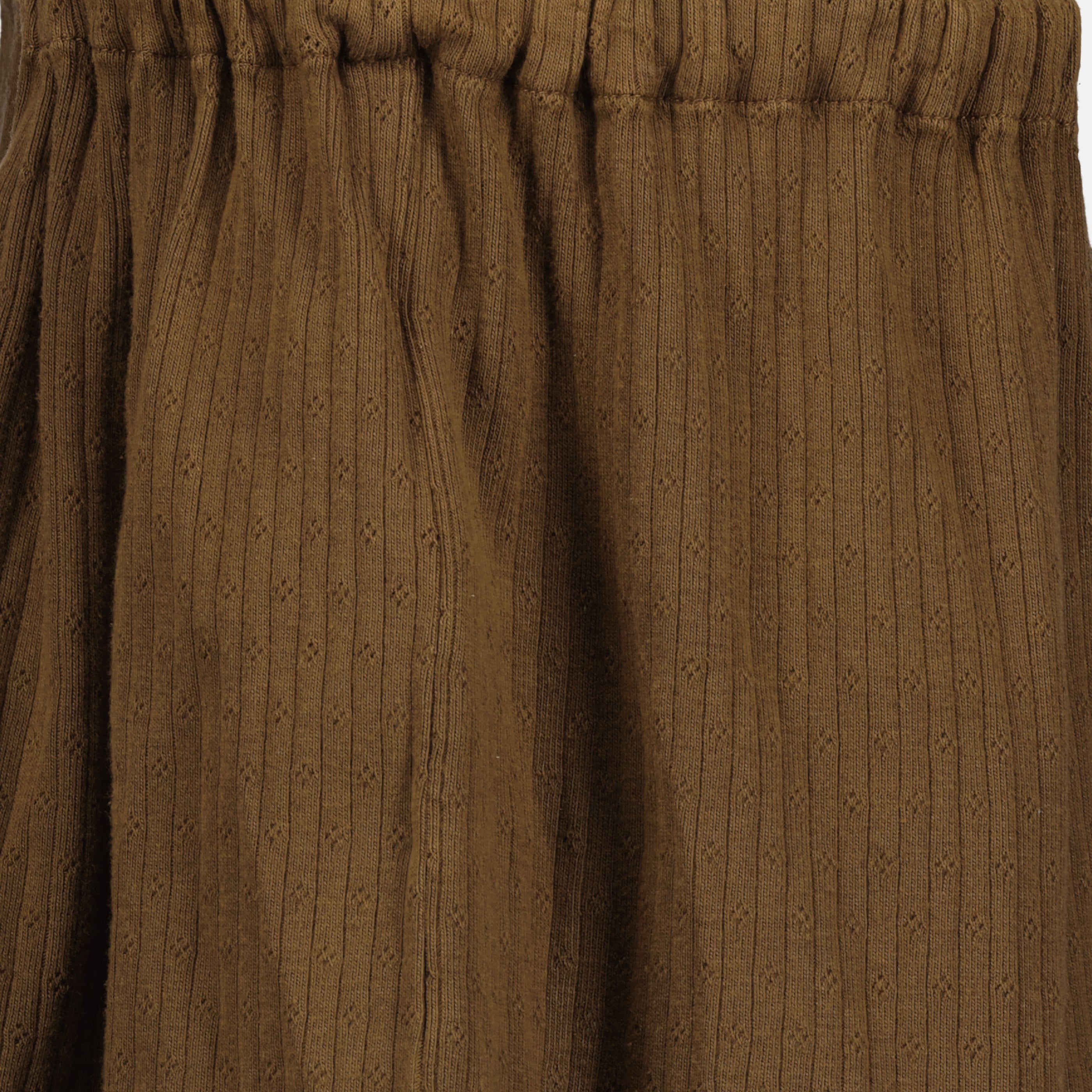 Jupes Saia Mini em Algodão Castanho Miu Miu Marron Femme