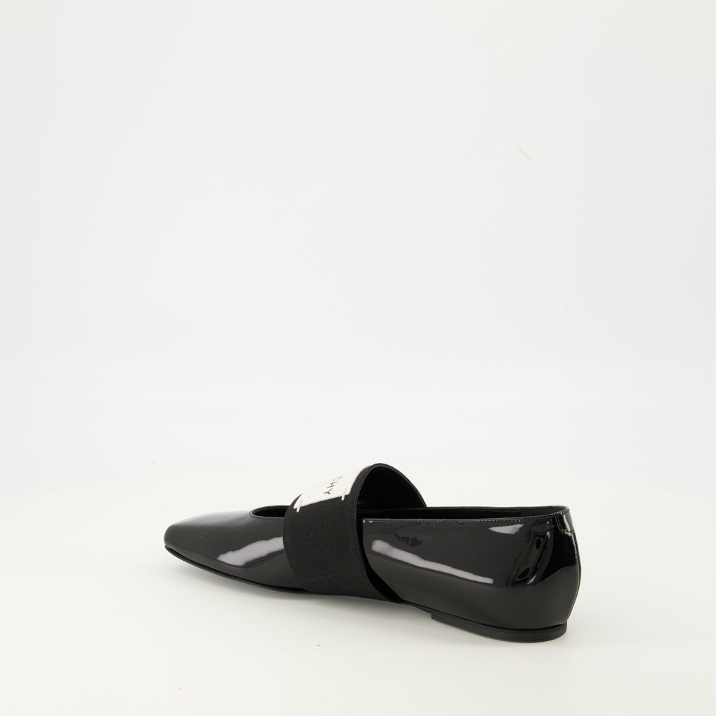 Image de l'article Ballerines Sliced Square de la marque Givenchy pour Femme - Saison Automne-Hiver 2025 - Vue trois quarts arrière droite