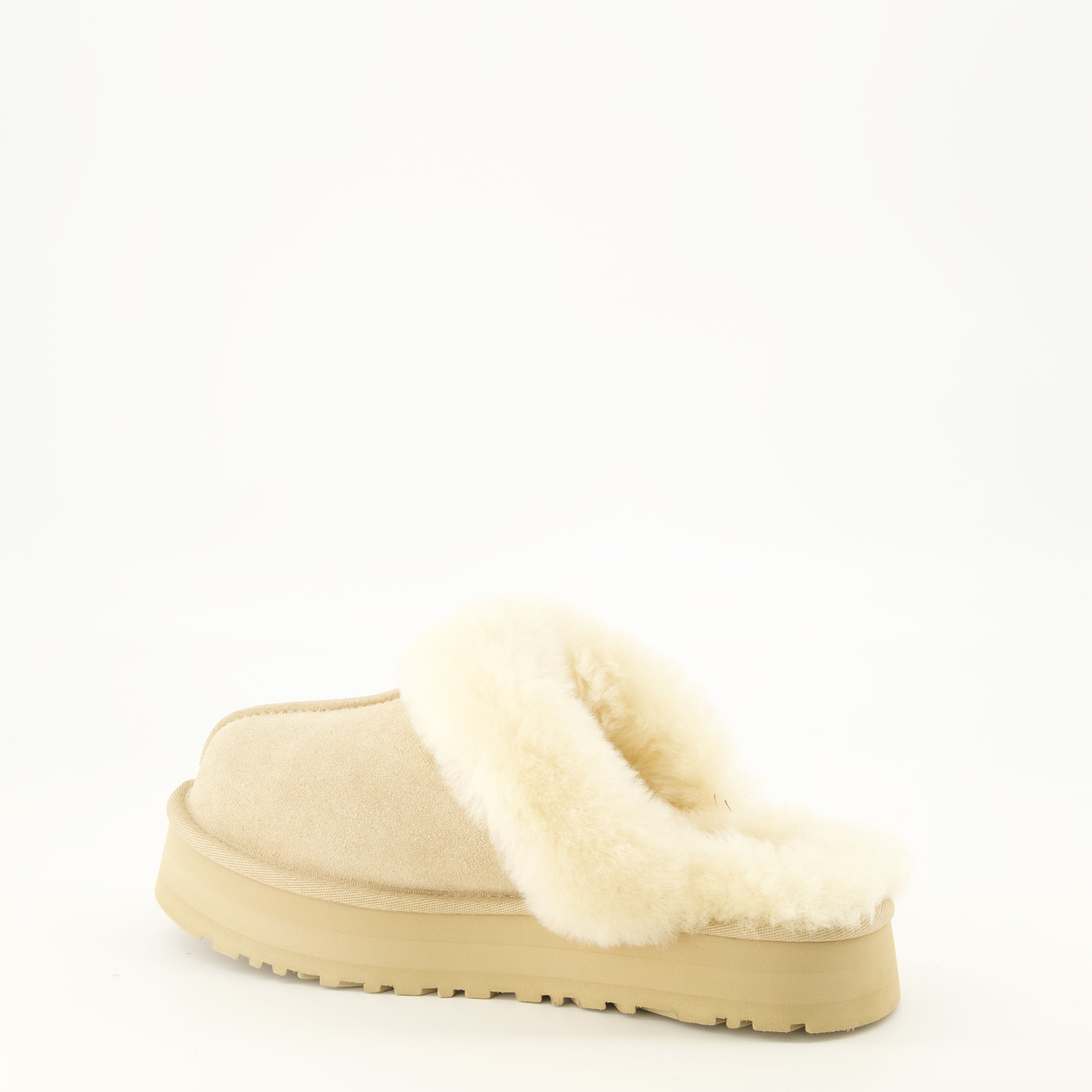 Chaussures ouvertes Beige Disquette Mules Ugg Beige Femme