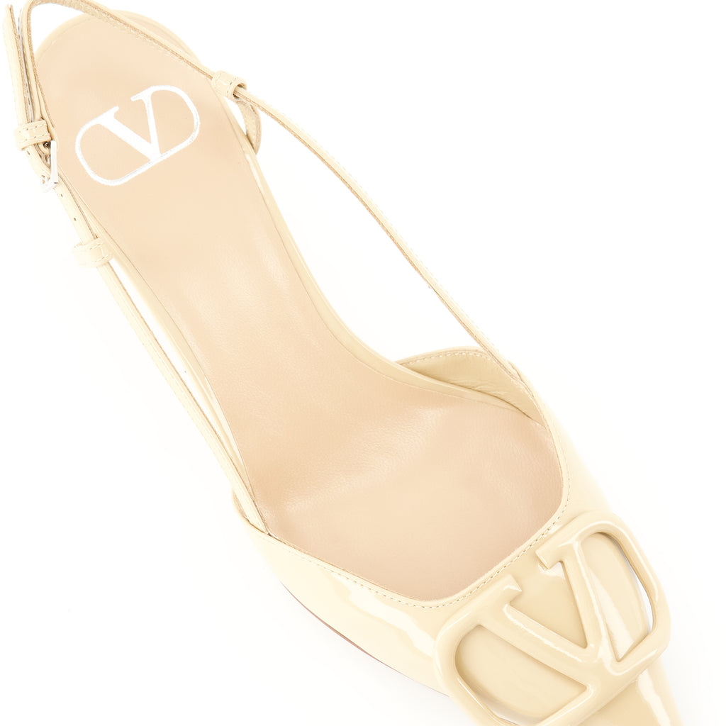 Escarpins Escarpins VLogo Valentino Garavani Beige Femme